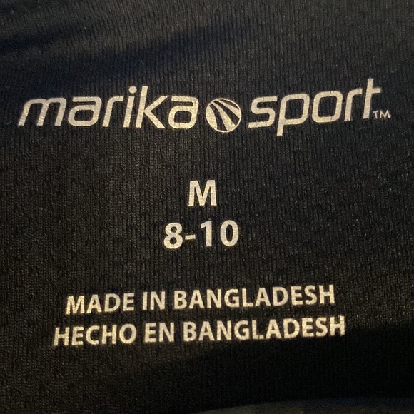 Marika Sport Palm Printed Capri Athletic Active Leggings Olive Size Medium EUC - Picture 8 of 8